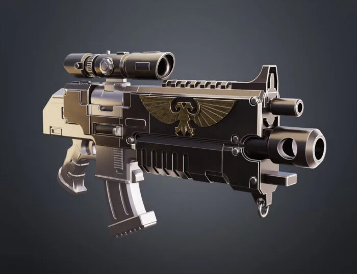 Bolter rifle — 3D printable STL model