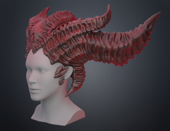 Lilith's horns - Diablo IV — 3D printable STL model