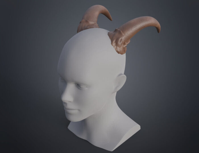 Succubus horns — 3D printable STL model