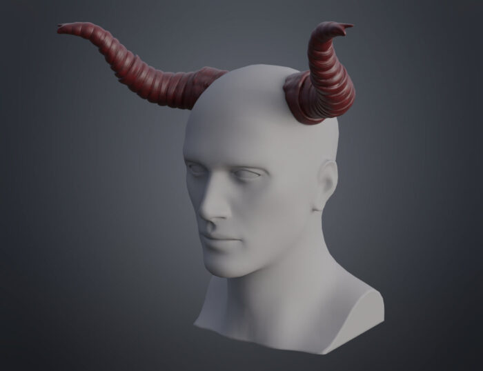 Beelzeboss Horns - Tenacious D — 3D printable STL model