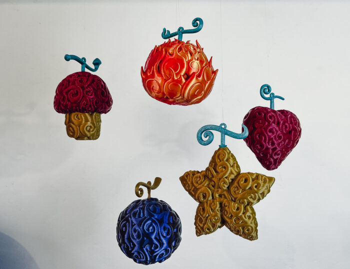 Devil Fruit Decorations - One Piece — 3D printable STL model