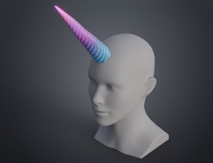 Unicorn horn — 3D printable STL model