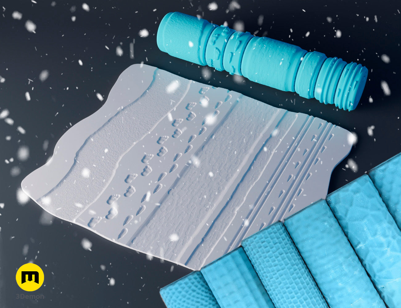 DnD Terrain Rollers – Snow Landscape