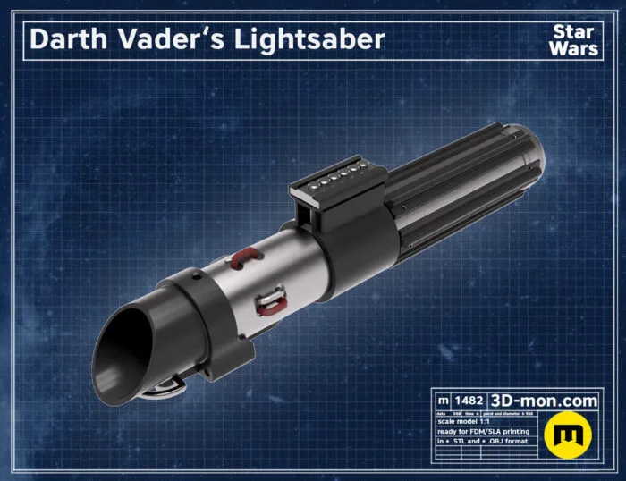 Darth Vader's Lightsaber — 3D printable STL model
