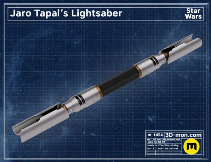 Jaro Tapal's Lightsaber — 3D printable STL model