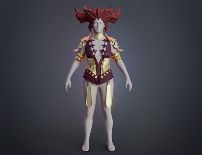 Lilith cosplay set - Diablo IV — 3D printable STL model