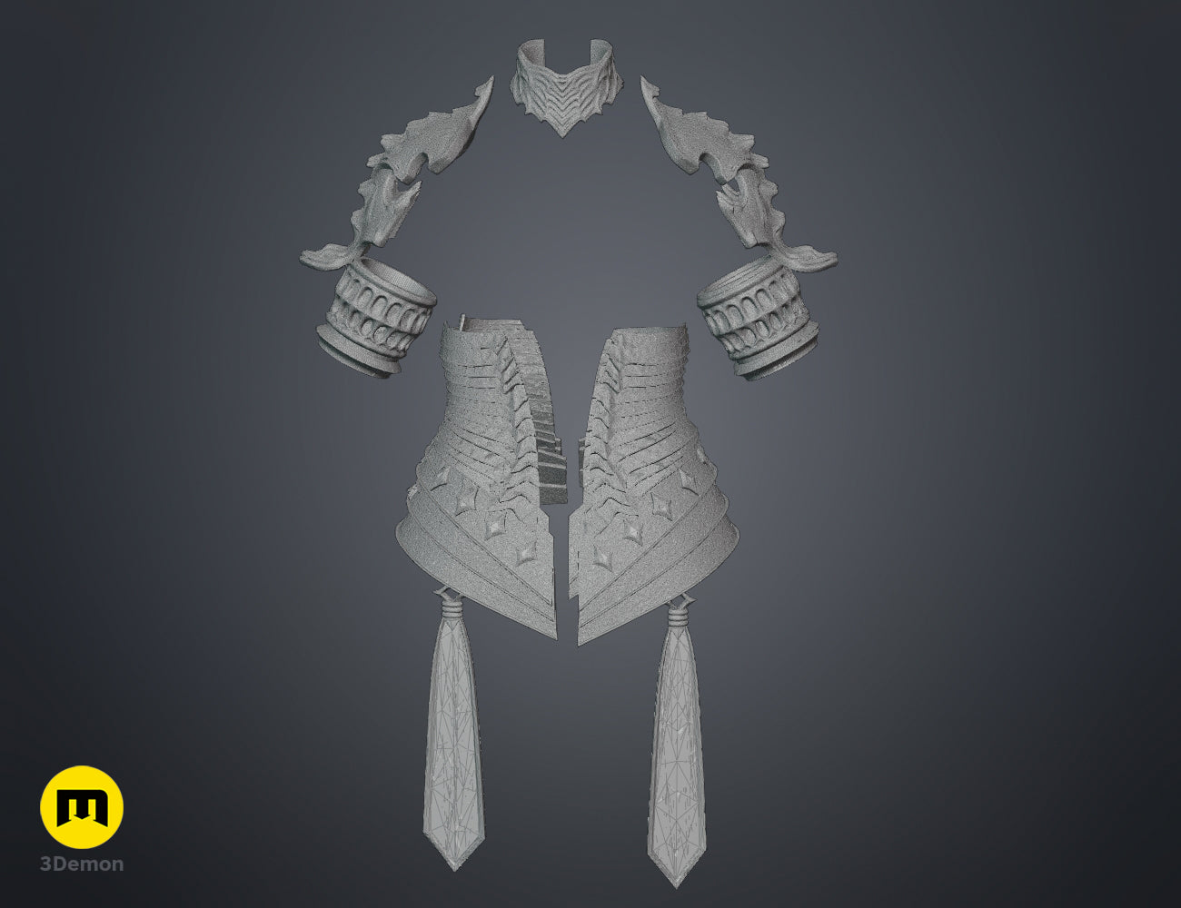 Lilith's armor - Diablo IV — 3D printable STL model