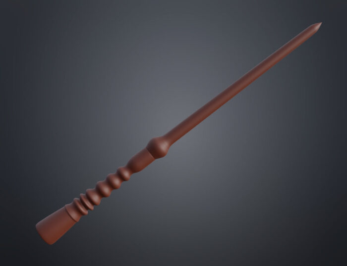 Oliver Wood Wand — 3D printable STL model