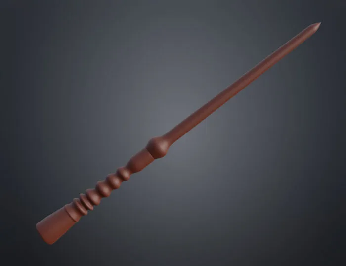 Oliver Wood Wand — 3D printable STL model
