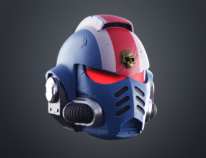 Space Marine Helmet — 3D printable STL model