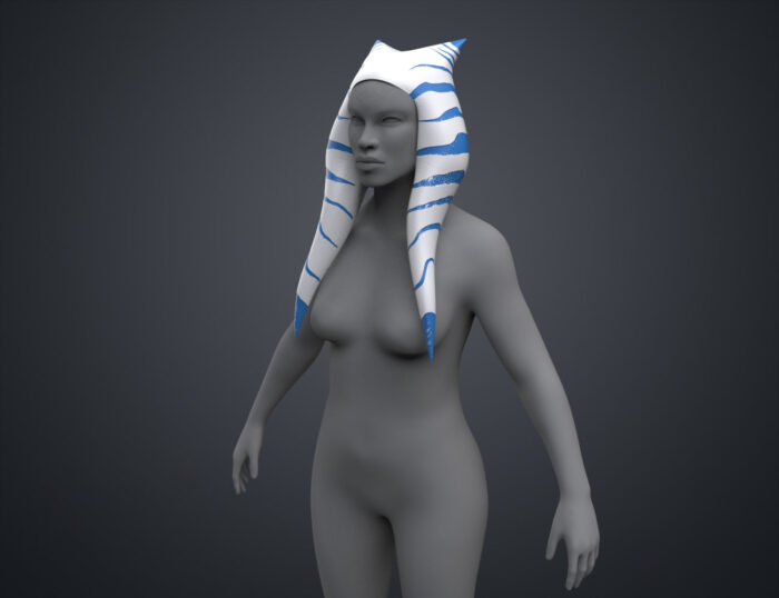 Ahsoka’s Lekku Mold – Star Wars Ahsoka Series — 3D printable STL model