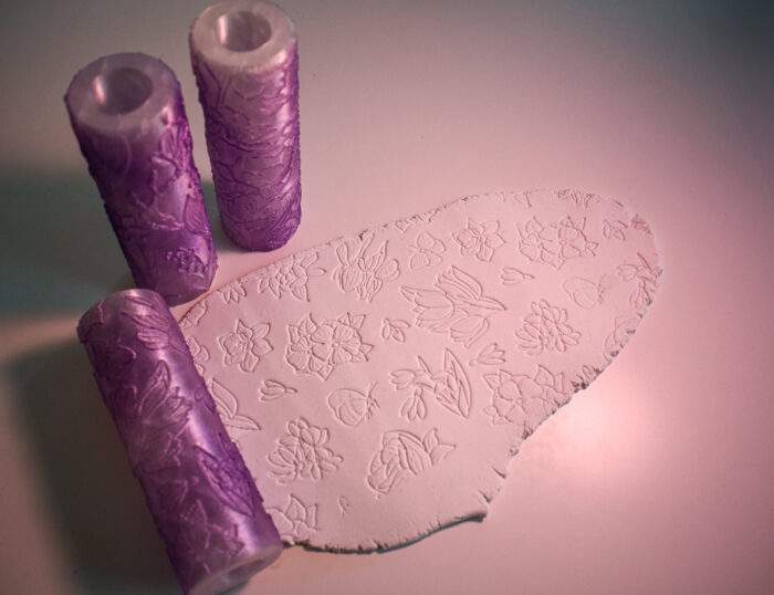 Texture Rollers - Spring Flowers — 3D printable STL model