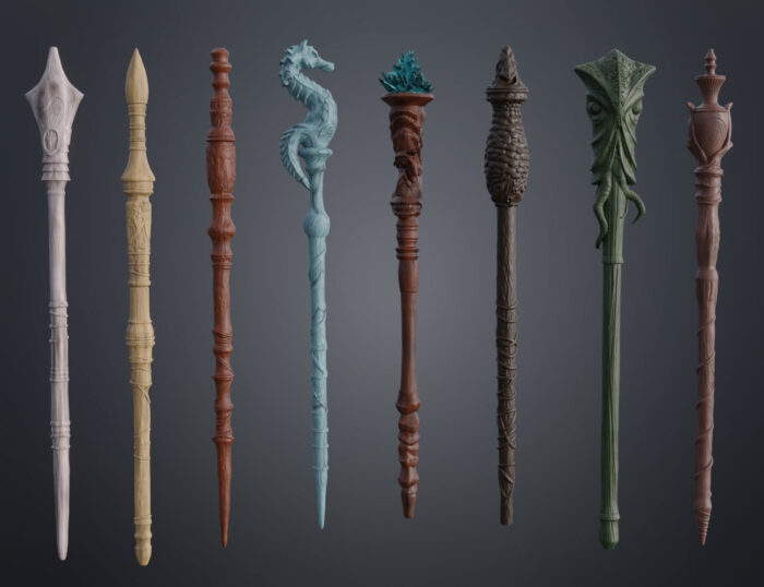 Durmstrang Institute of Magic wands — 3D printable STL model