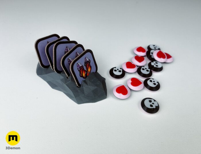 Karak II Life Tokens and Soul Stones holder — 3D printable STL model