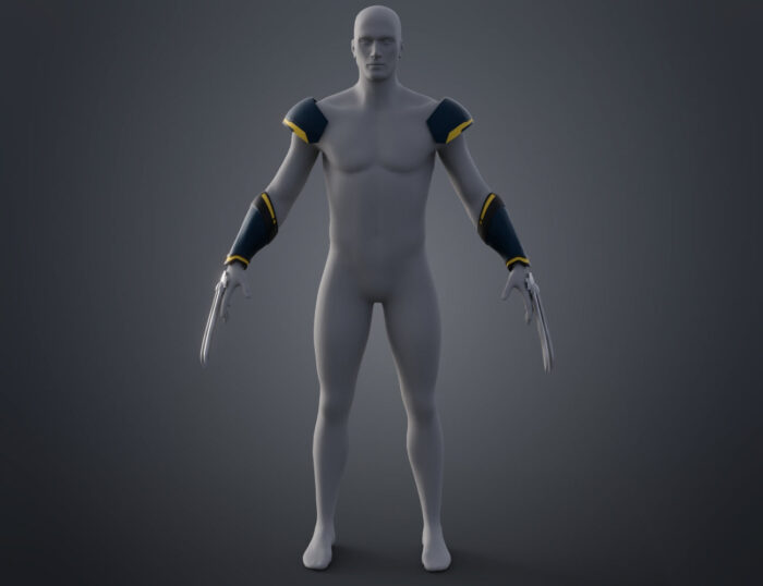 Wolverine armor and claws - Deadpool 3 — 3D printable STL model