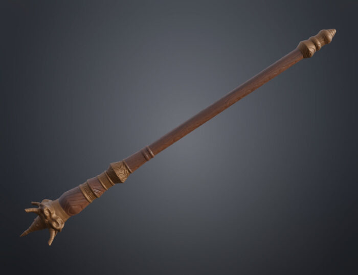 Kazuhiro Shiratori wand — 3D printable STL model