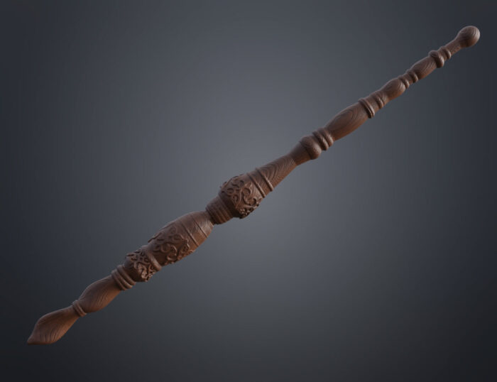 Minaka Hirakata wand — 3D printable STL model