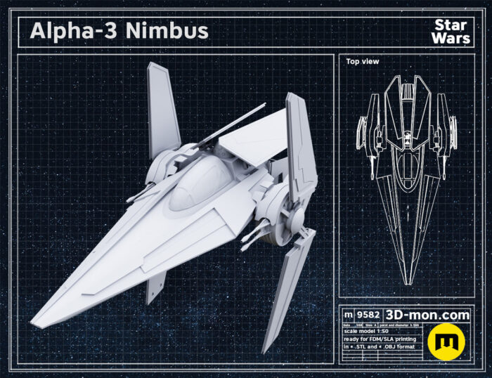 Alpha-3 Nimbus — 3D printable STL model