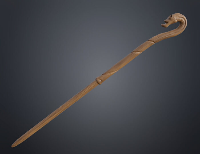 Antonin Dolohov wand — 3D printable STL model