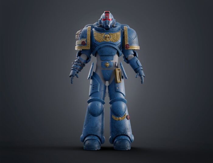 Blue Marine Power Armor — 3D printable STL model