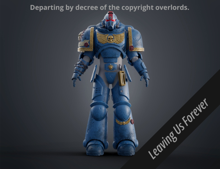 Blue Marine Power Armor — 3D printable STL model