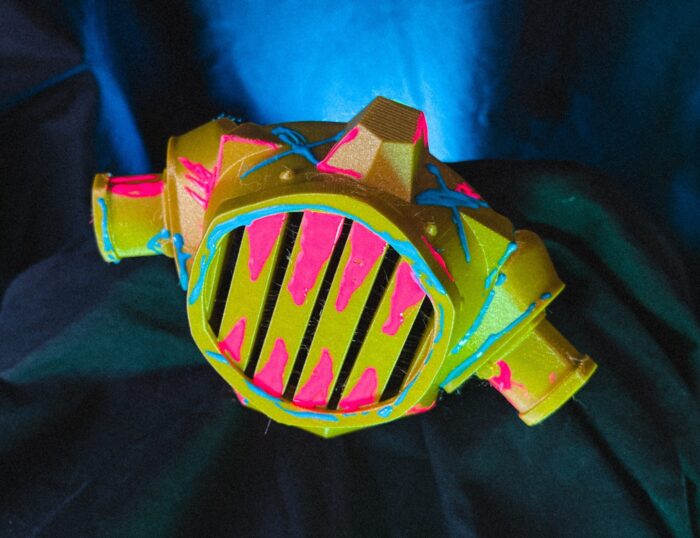 Jinx gas mask - Arcane — 3D printable STL model