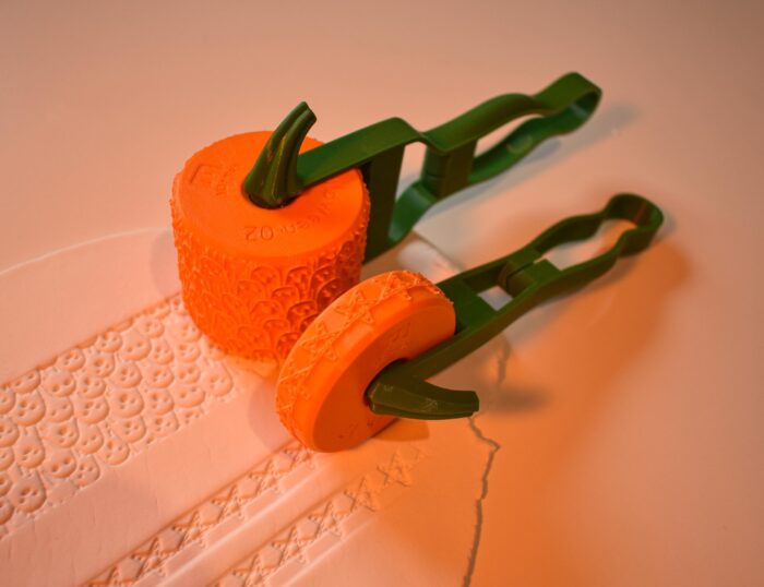 Pumpkin Handles for Texture Rollers and Stamp Wheels — 3D printable STL model