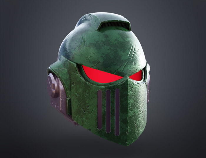 Space Marine Helmet - Bulwark Master Crafted — 3D printable STL model