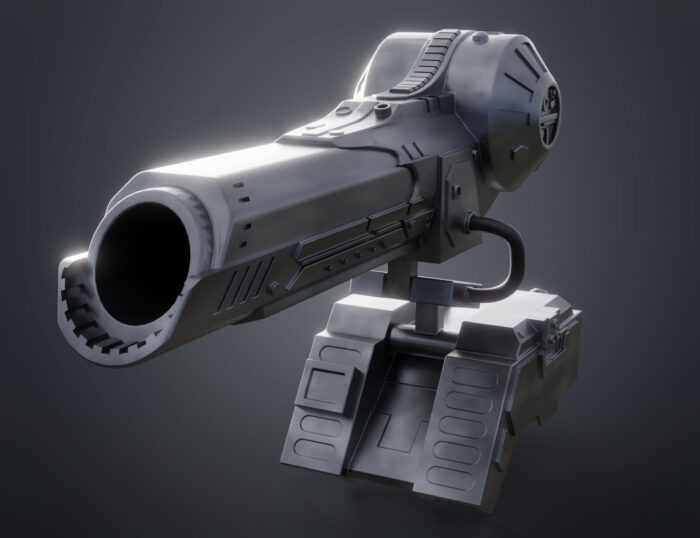 Jungle Hunter Predator Plasmacaster — 3D printable STL model