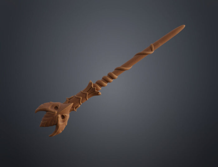 Chadwick Boot wand — 3D printable STL model