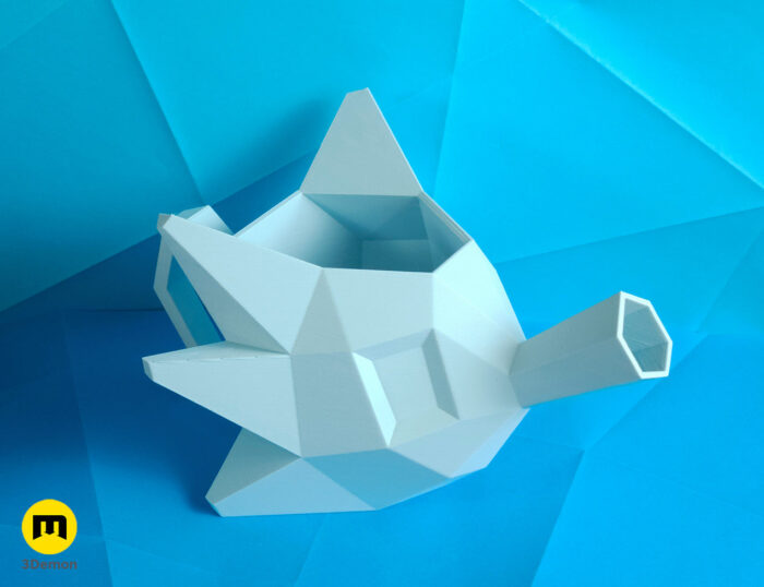Horsea Low Poly Watering Can — 3D printable STL model