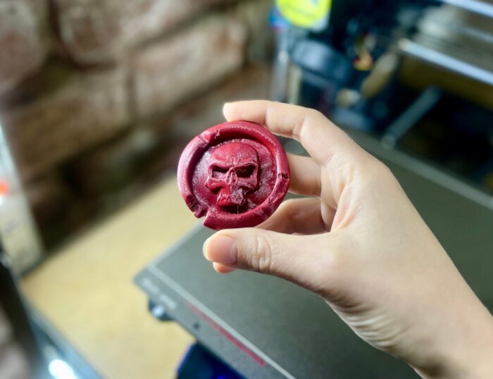 Space marine Purity Seal badge magnet — 3D printable STL model