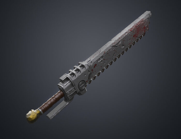 Chainsword — 3D printable STL model