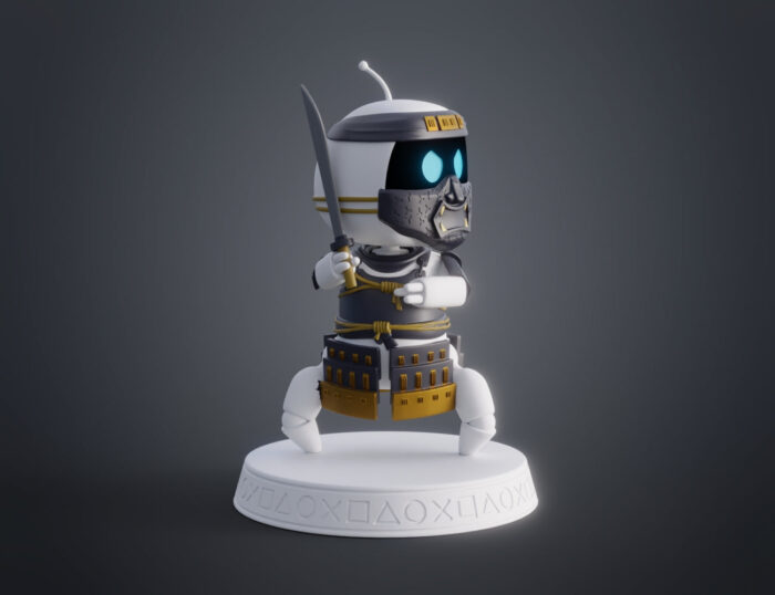 Astro Bot - Jin Sakai Ghost of Tsushima — 3D printable STL model