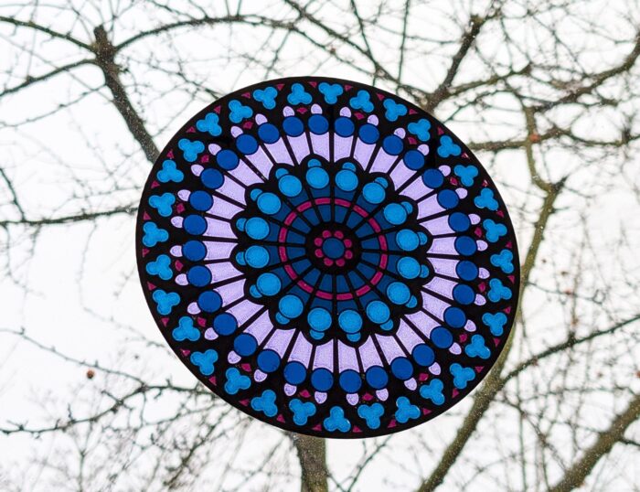 Notre Dame Stained Glass — 3D printable STL model