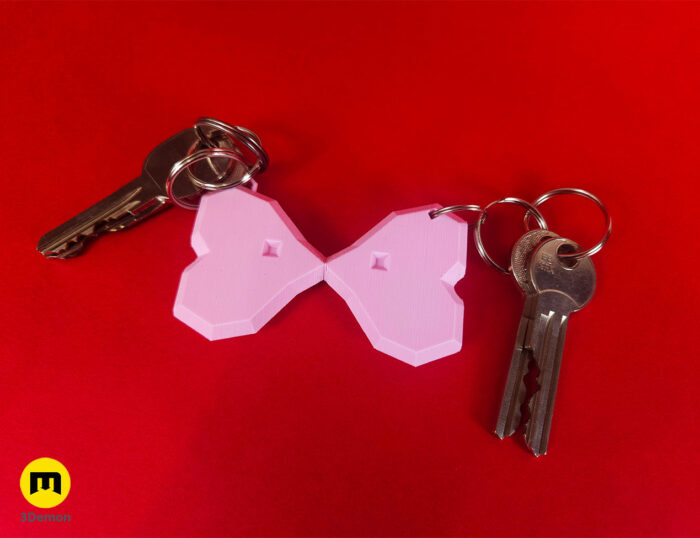 Luvdisc Valentine Magnetic Low Poly Keychain — 3D printable STL model