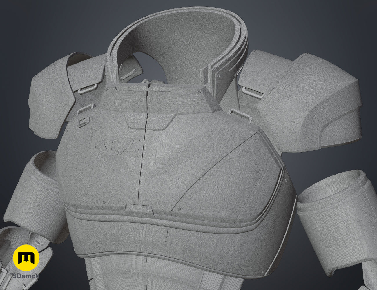 N7 Male Shepard Armor - Mass Effect - Image 22