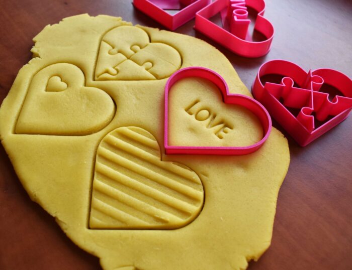 Valentine Cookie Cutter Set — 3D printable STL model
