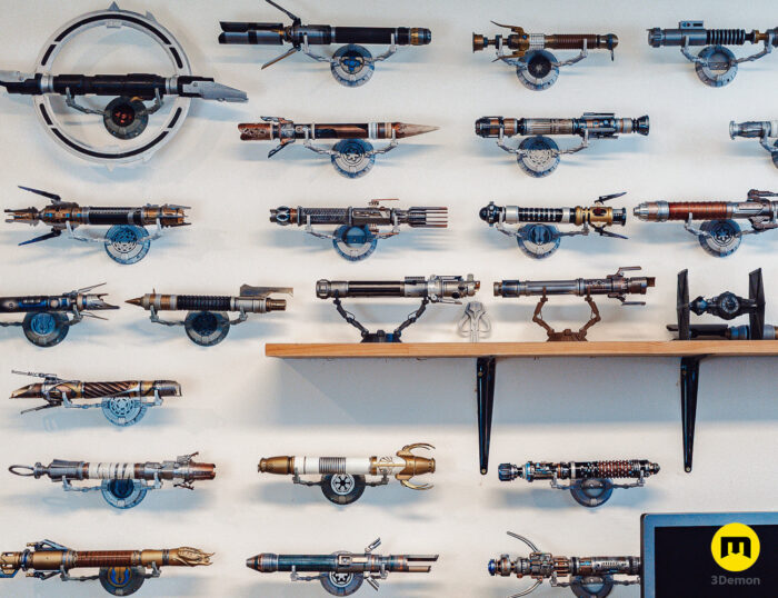 Jedi Survivor Customizable Lightsaber Collection — 3D printable STL model