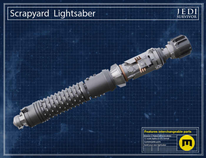 Scrapyard Lightsaber - Jedi Survivor