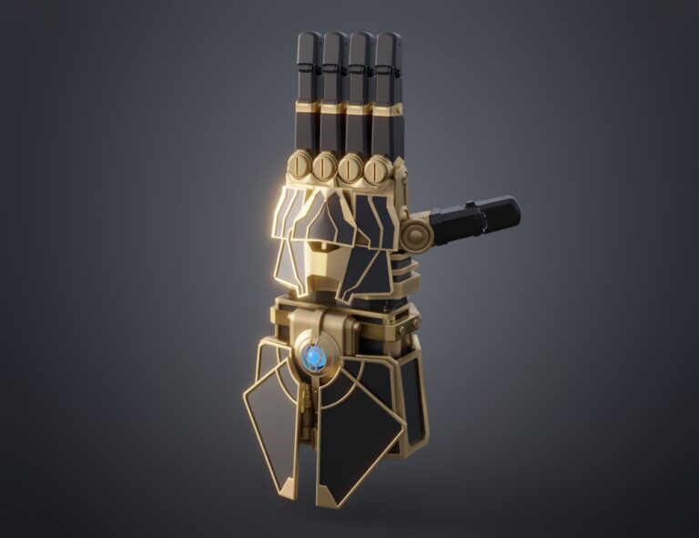 Arcane Vi Gauntlets season 2 — 3D printable STL model
