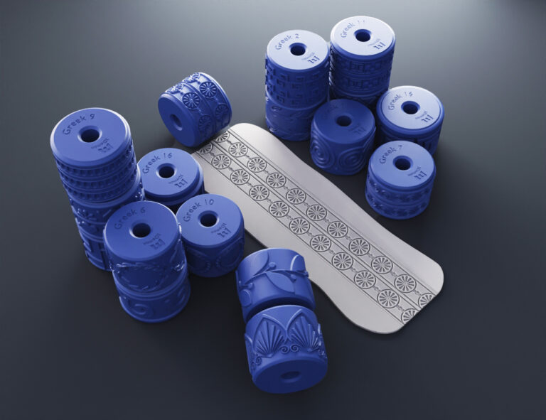 Texture Rollers – Greek Patterns — 3D printable STL model