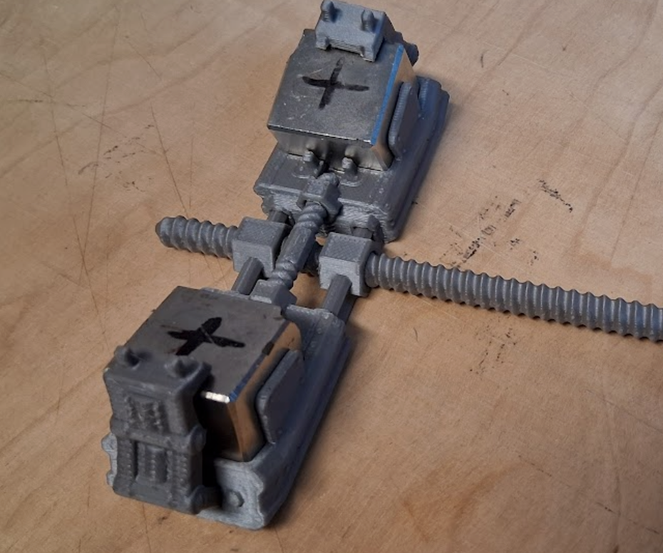 3D printed magnetic lightsaber gravity stand – Install the Magnets, step photo 2