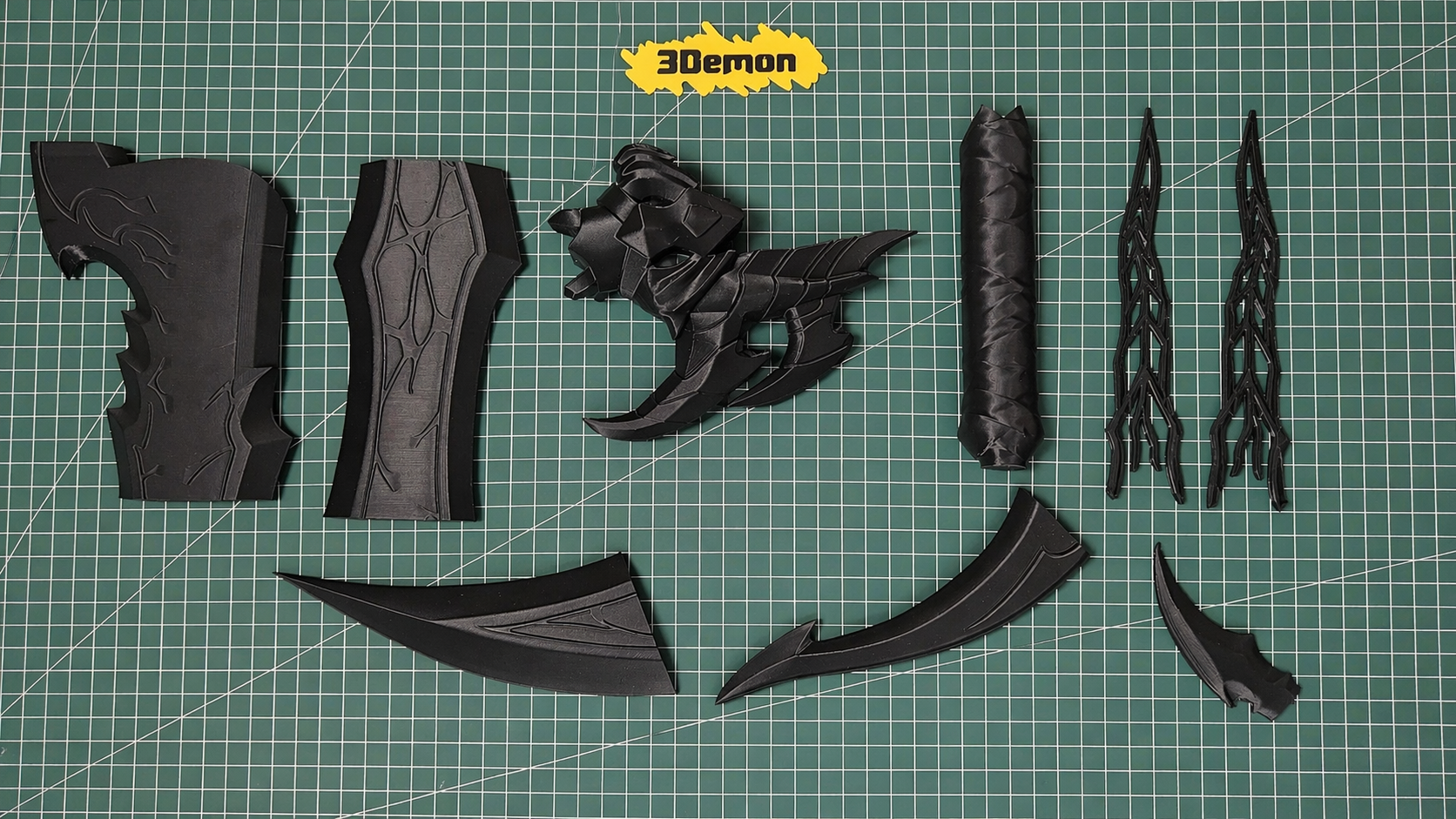 3D printed Kasaka's Venom Fang dagger from Solo Leveling – 3D Printing, step photo 3