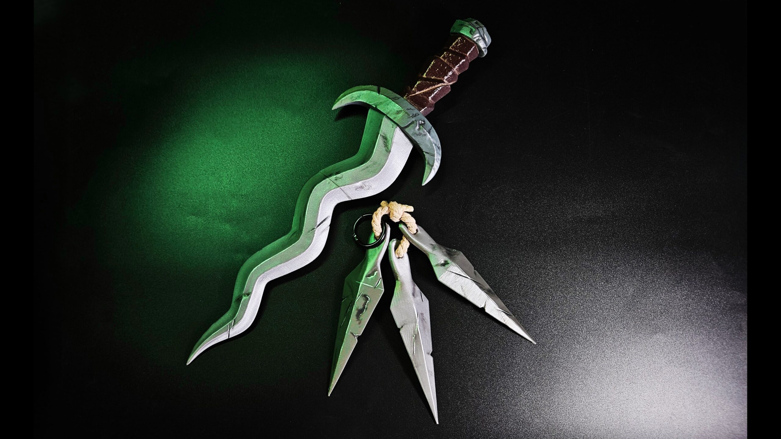 3D printed The Silent cosplay costume from Slay the Spire – Crafting the Dagger and Shivs, step photo 2