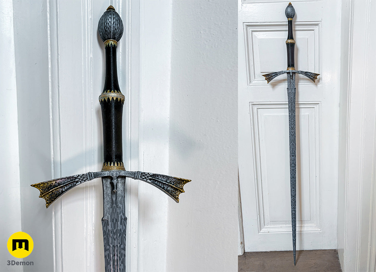 3D printed Dark Sister sword with a Damascus steel pattern – Advanced Method, step photo 2