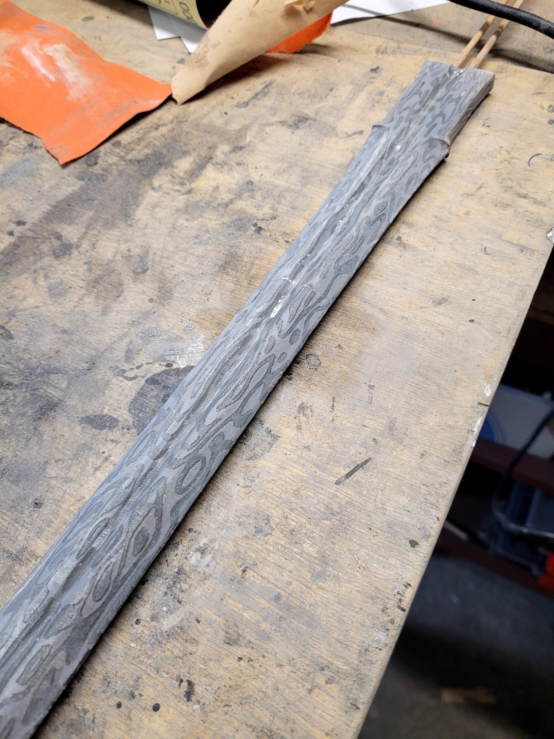 3D printed Dark Sister sword with a Damascus steel pattern – Basic method