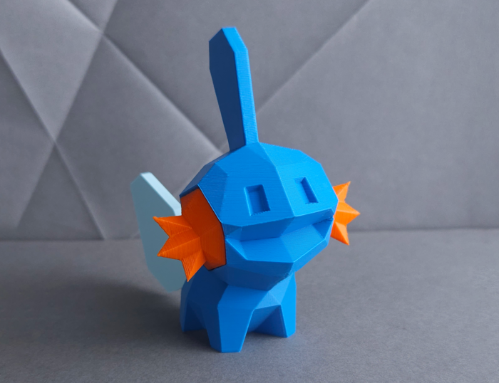 Mudkip — 3D printable STL model