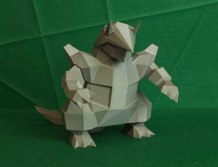 Aggron — 3D printable STL model