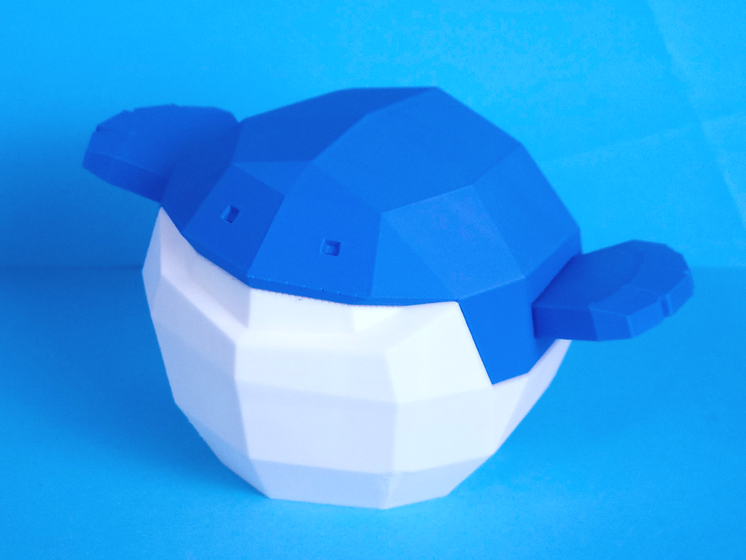 Low poly Wailmer 3D print